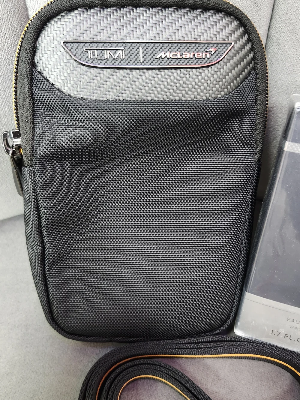 👑TUMI x McLaren Crossbody Pouch w AWAKEN Perfume 3.4oz🔥